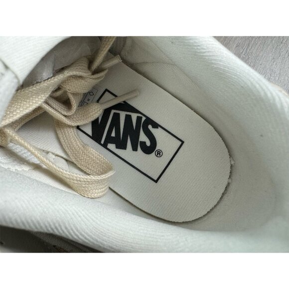 VANS Lowland 2.0 Sneaker in Marshmallow White Leather NEW in BOX Women's SZ 5 - Picture 9 of 12